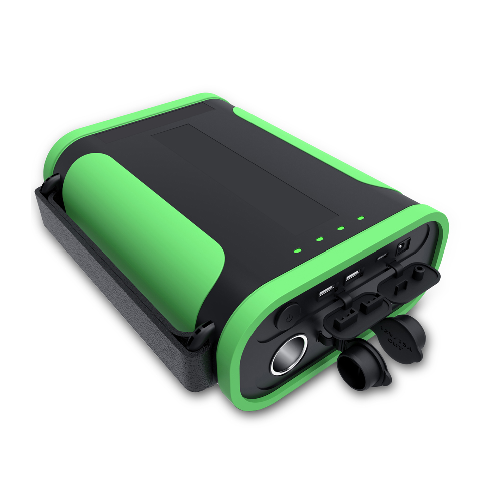 portable battery pack with cigarette lighter socket