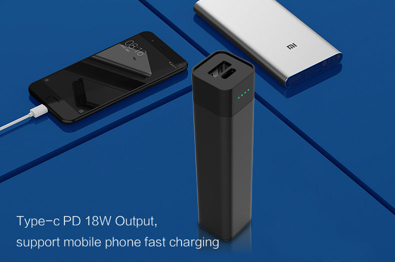 Mini Fast Charge Power Bank - 4,800mAh