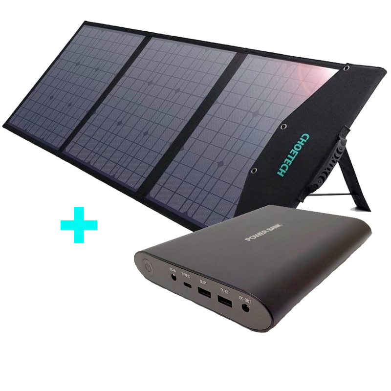 zuigen Goed Volgen 120w Solar Panel and 50,000mAh Power Bank Kit | Aus Power Banks